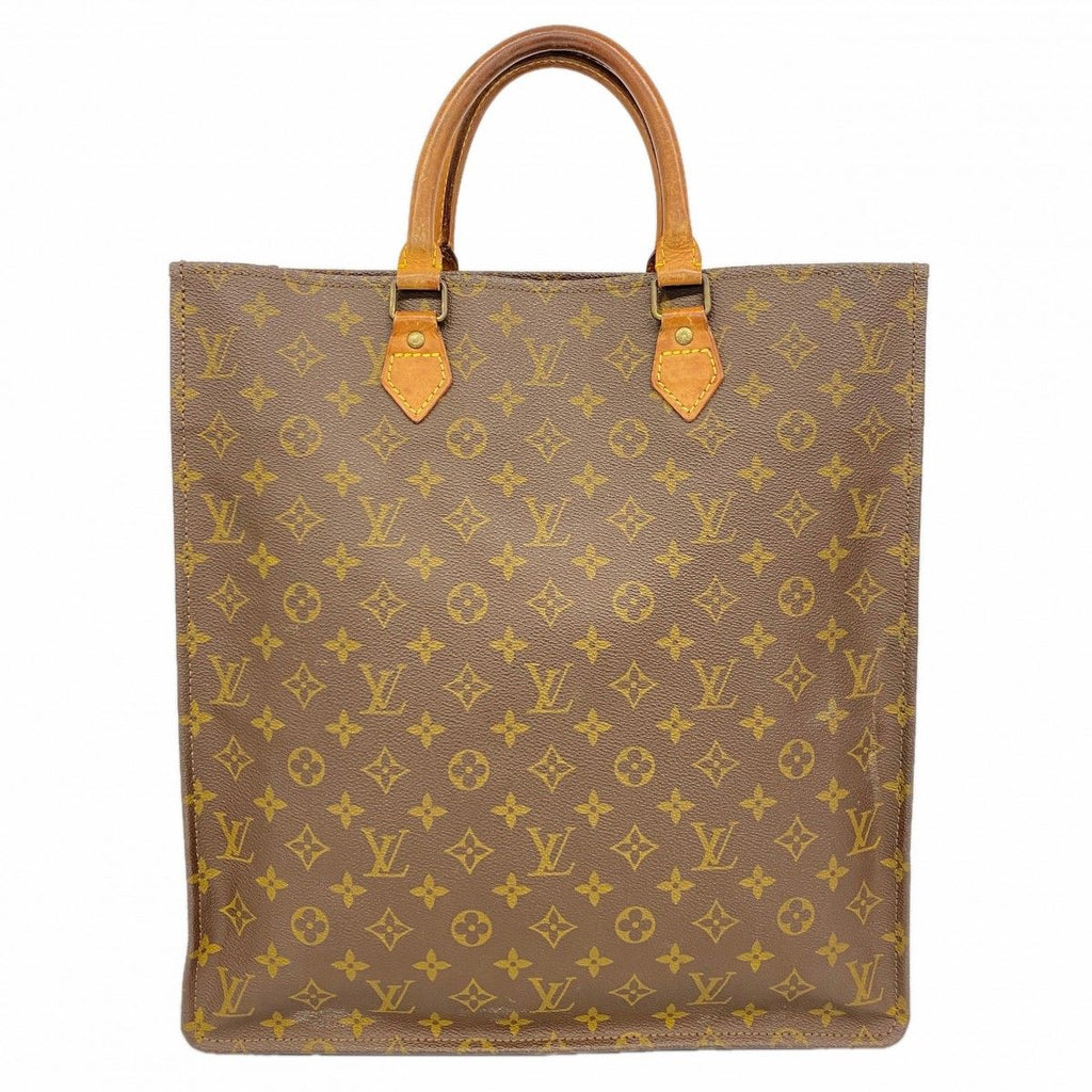 Louis Vuitton Tote Monogram Sac Plat Brown