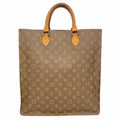 Louis Vuitton Tote Monogram Sac Plat Brown