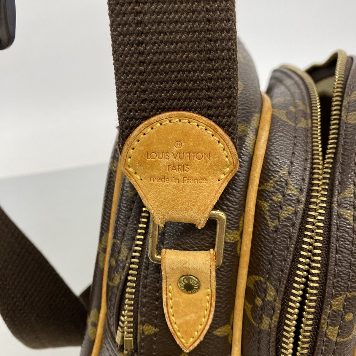 Louis Vuitton Shoulder Bag Monogram Reporter PM Brown — view 5