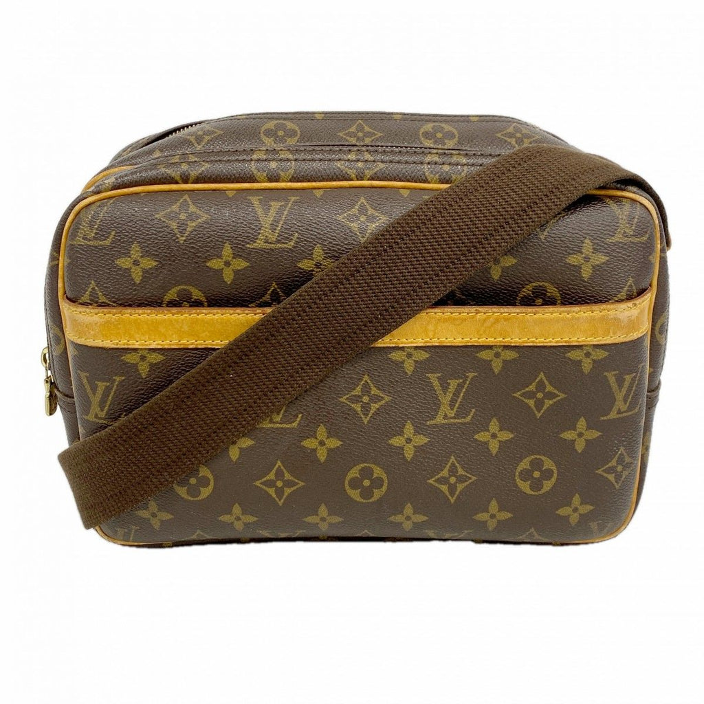 Louis Vuitton Shoulder Bag Monogram Reporter PM Brown