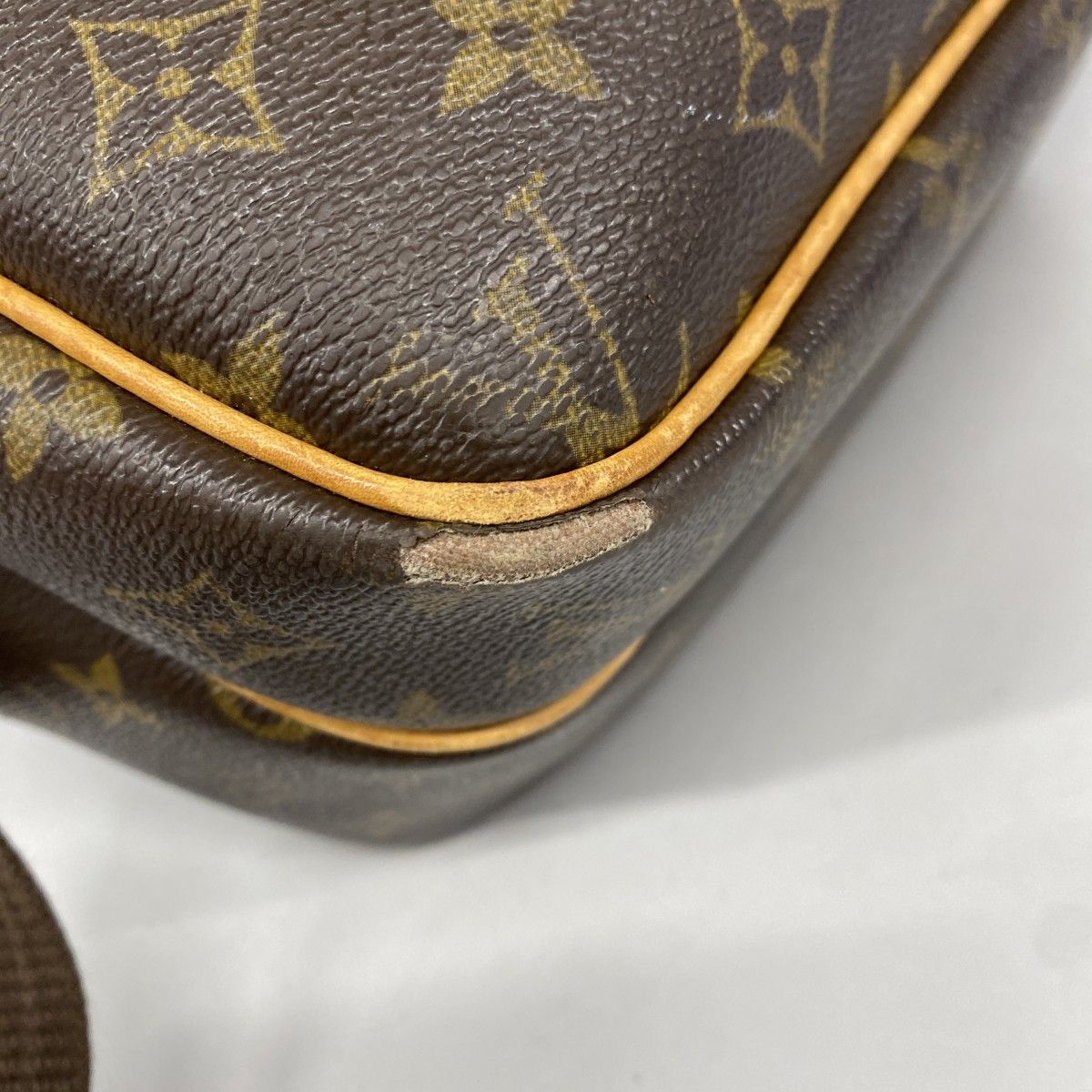Louis Vuitton Shoulder Bag Monogram Reporter PM Brown — view 6