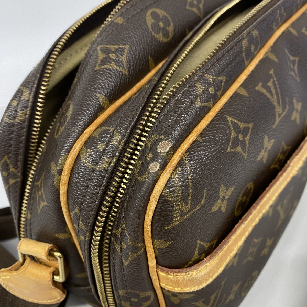 Louis Vuitton Shoulder Bag Monogram Reporter PM Brown — view 7