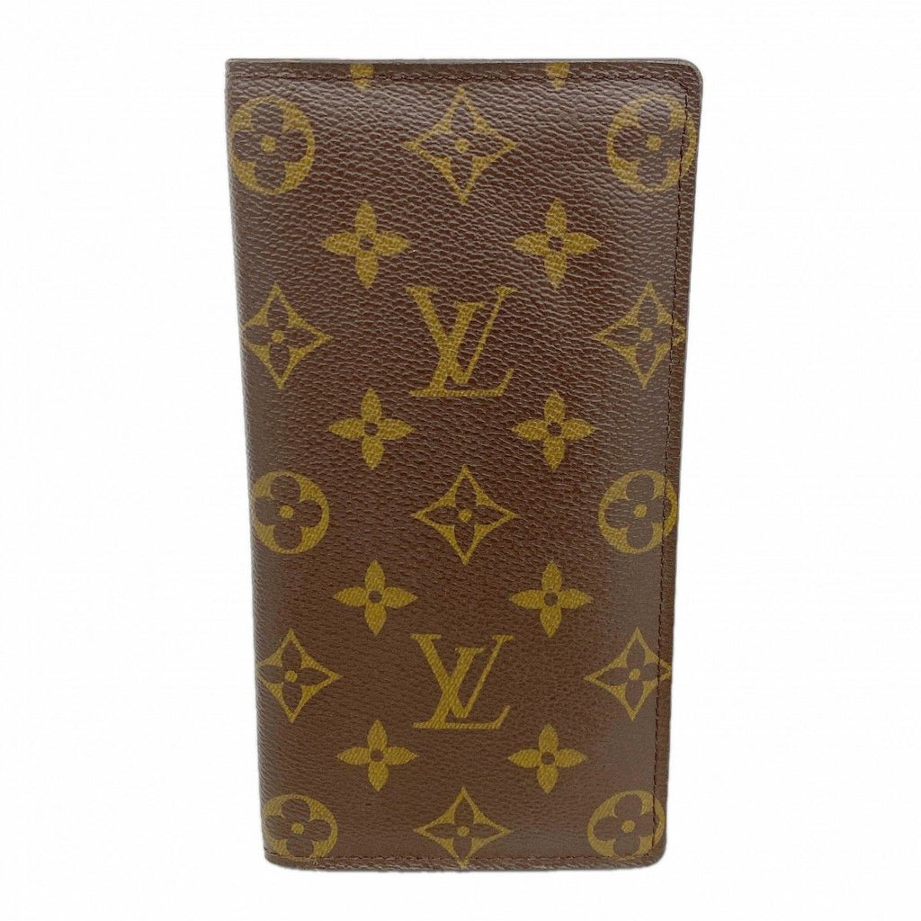 Louis Vuitton Wallet Monogram Portefeuille Brazza Brown