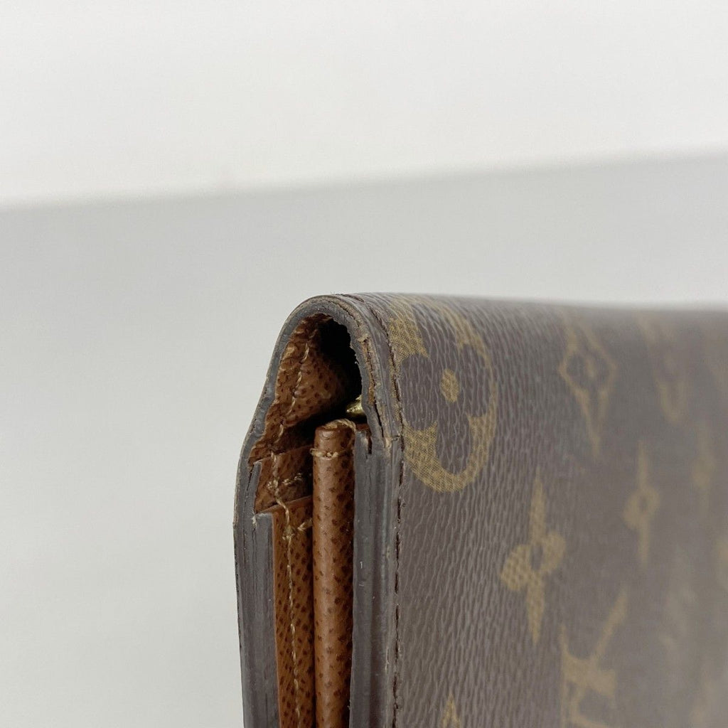 Louis Vuitton Wallet Monogram Portefeuille Brazza Brown — view 5