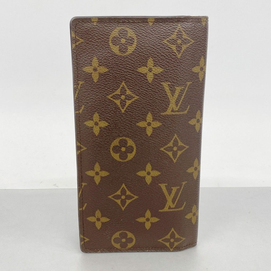 Louis Vuitton Wallet Monogram Portefeuille Brazza Brown — view 9