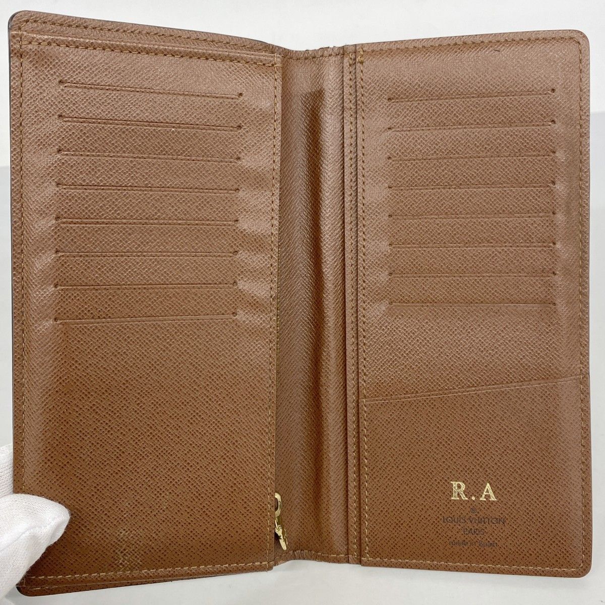 Louis Vuitton Wallet Monogram Portefeuille Brazza Brown — view 3