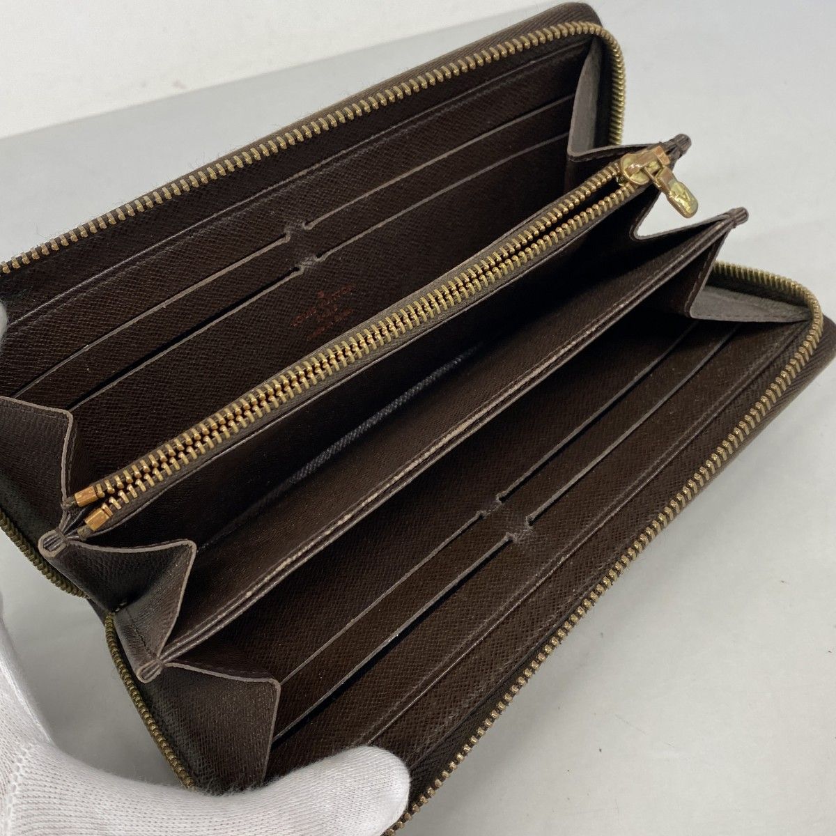 Louis Vuitton Wallet Damier Zippy Ebene — view 3