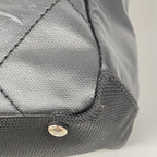 Chanel Tote Paris Biarritz Canvas Black Silver — view 6