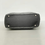 Chanel Tote Paris Biarritz Canvas Black Silver — view 3