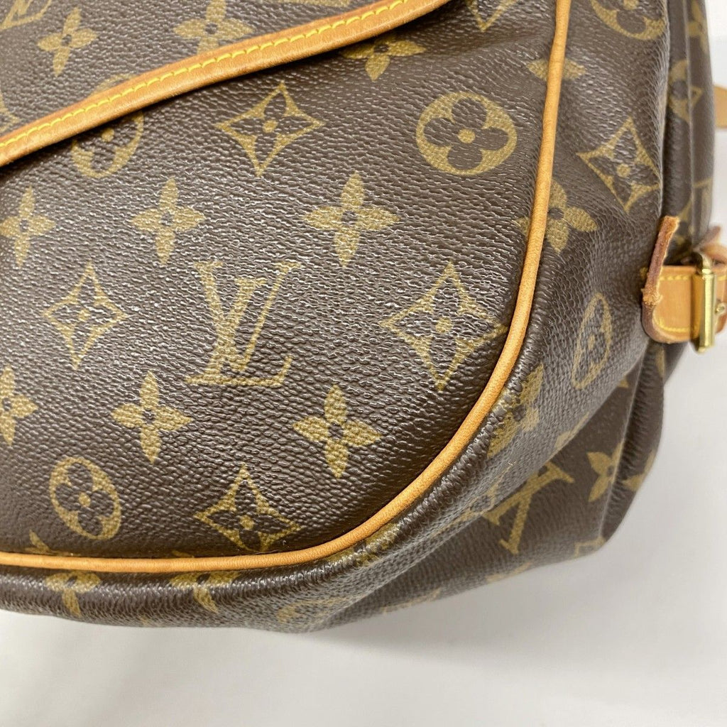 Louis Vuitton Shoulder Bag Monogram Saumur 35 Brown — view 6