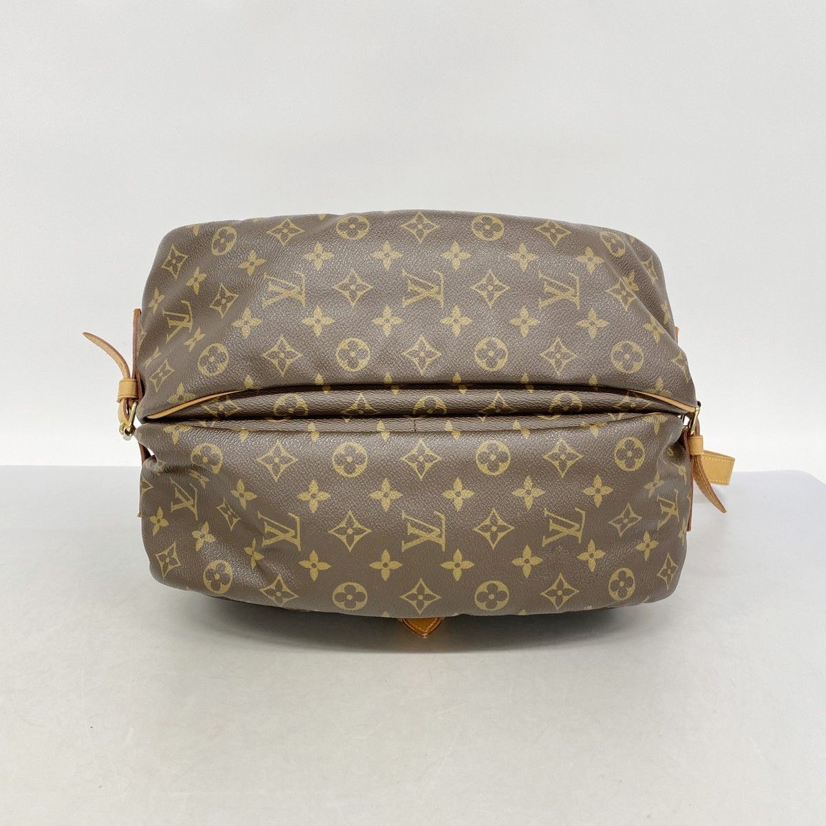 Louis Vuitton Shoulder Bag Monogram Saumur 35 Brown — view 3