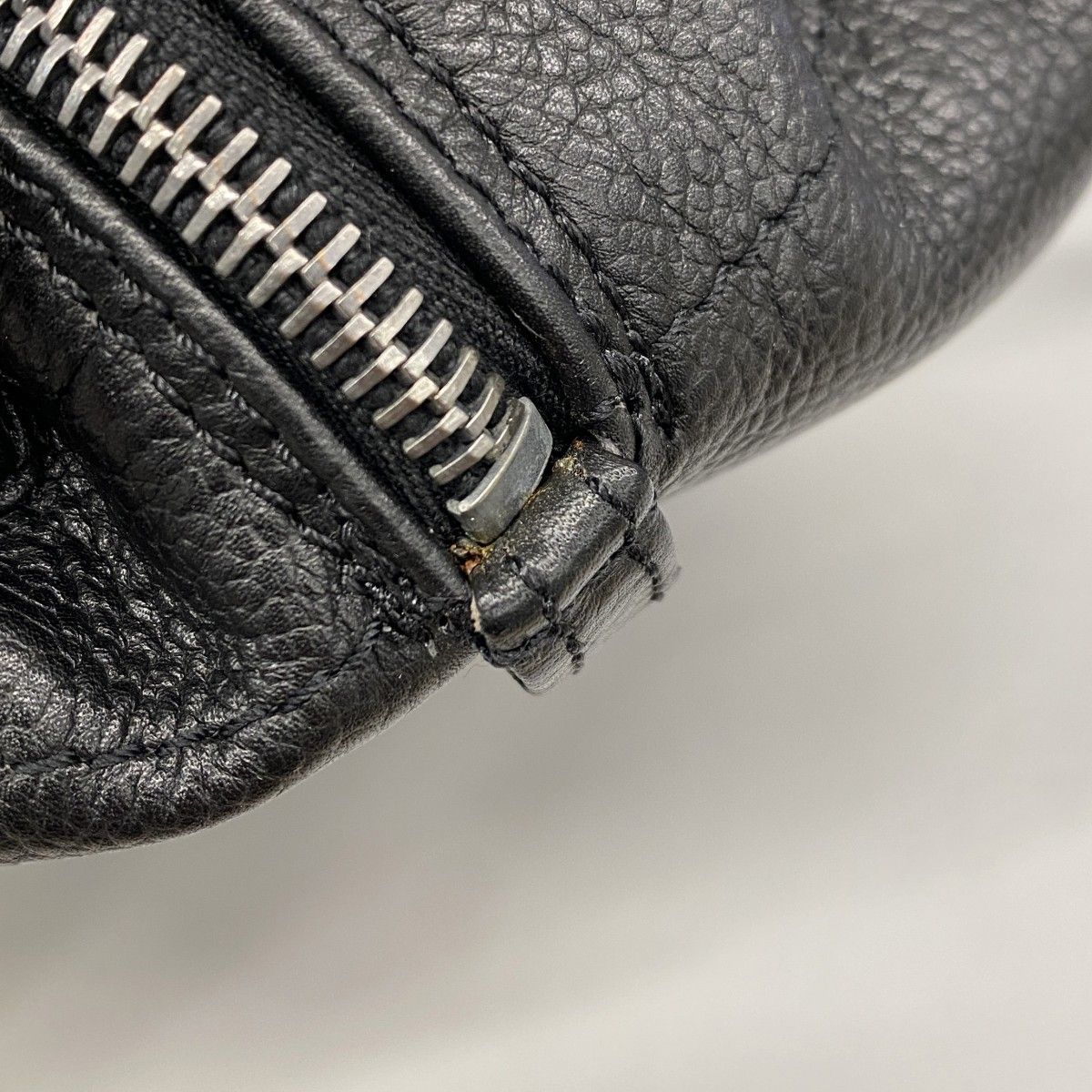 Chanel Handbag Choco Bar Caviar Leather Black Silver — view 8
