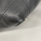 Chanel Handbag Choco Bar Caviar Leather Black Silver — view 6