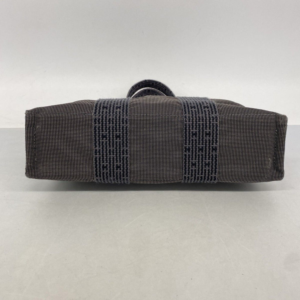 Hermes Handbag Her Line PM Canvas Gray Silver — view 3