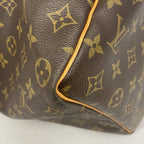 Louis Vuitton Boston Bag Monogram Keepall 50 Brown — view 6