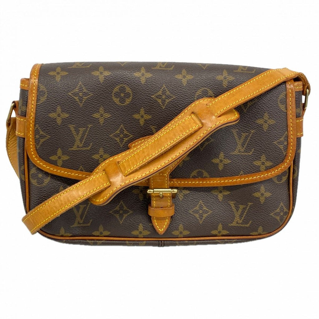 Louis Vuitton Shoulder Bag Monogram Sologne Brown