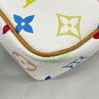 Louis Vuitton Pouch Monogram Multicolor Pochette Blanc — view 6