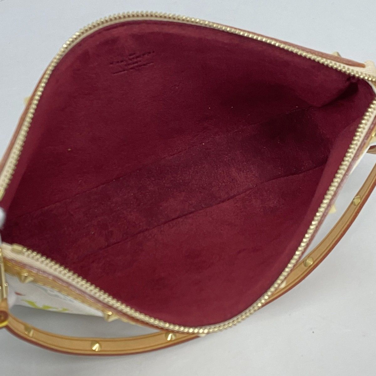 Louis Vuitton Pouch Monogram Multicolor Pochette Blanc — view 4