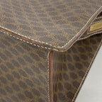 Celine Handbag Macadam Brown Gold — view 8