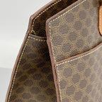 Celine Handbag Macadam Brown Gold — view 7