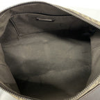 Fendi Handbag Zucchino Nylon Canvas Brown Silver — view 4