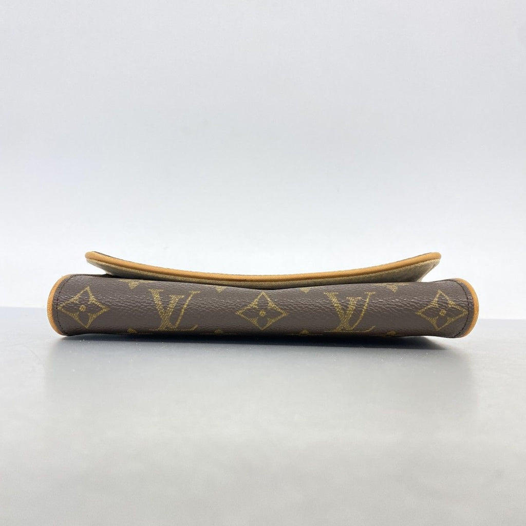 Louis Vuitton Shoulder Bag Monogram Pochette Twin PM Brown — view 3