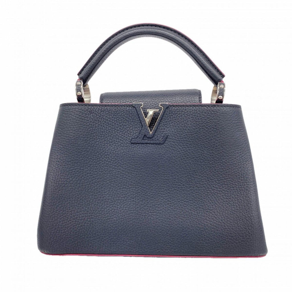 Louis Vuitton Handbag Taurillon Capucines BB Cobalt