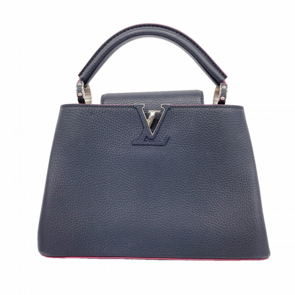 Louis Vuitton Handbag Taurillon Capucines BB Cobalt