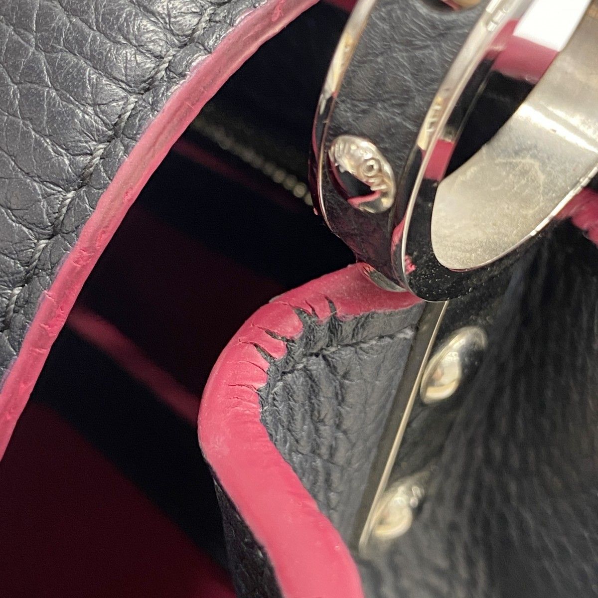 Louis Vuitton Handbag Taurillon Capucines BB Cobalt — view 6
