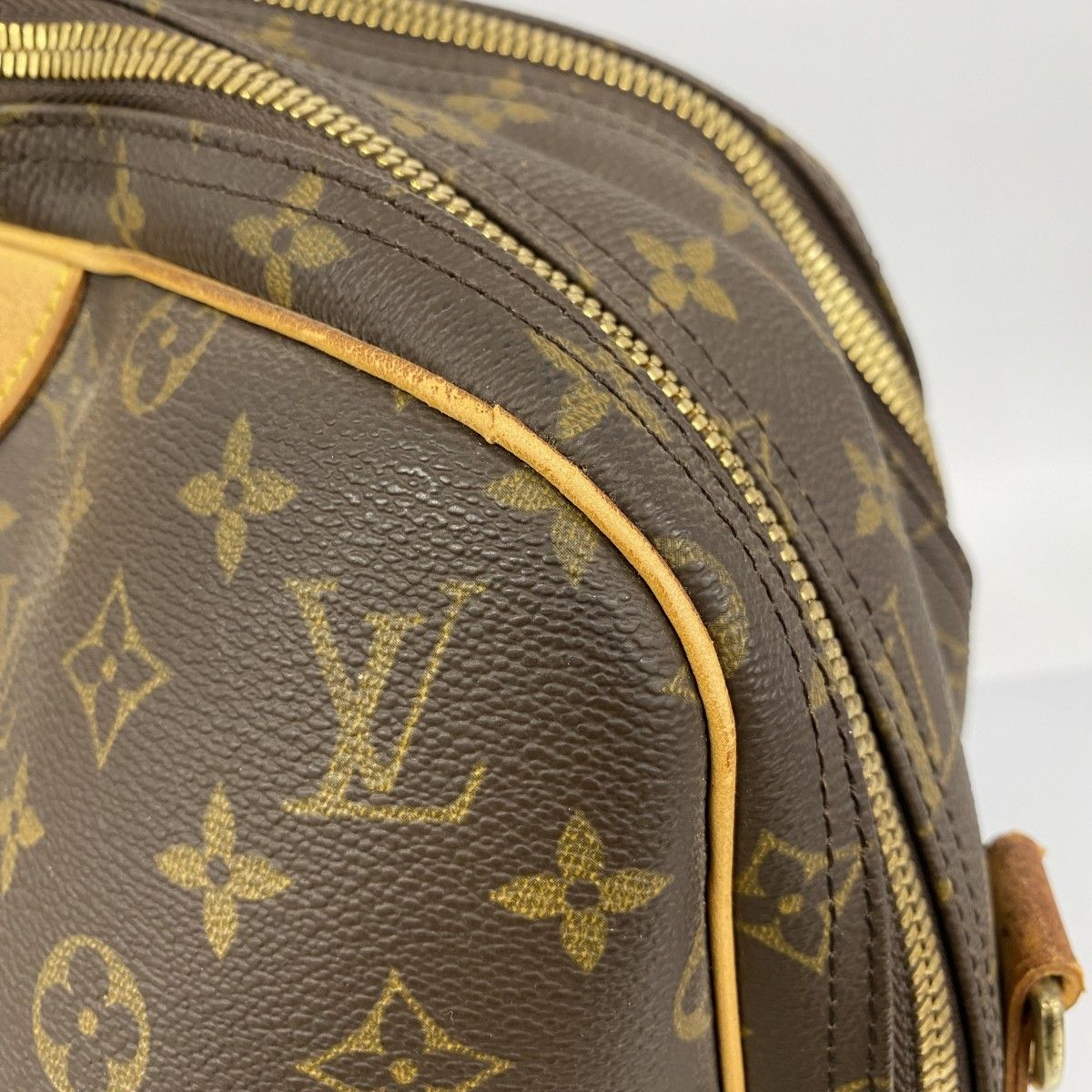 Louis Vuitton Boston Bag Monogram Alize de Poche Brown — view 8