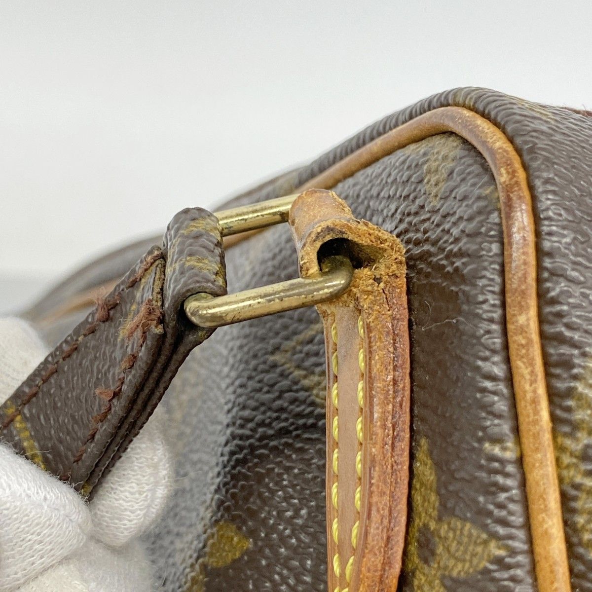 Louis Vuitton Shoulder Bag Monogram Ma Roulis Bandouliere Brown — view 7