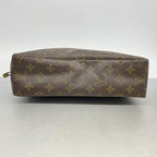 Louis Vuitton Pouch Monogram Trousse Toilet 28 Brown — view 3