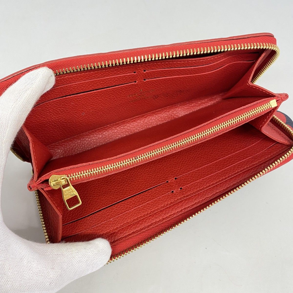 Louis Vuitton Wallet Monogram Empreinte Portefeuille Clemence Marie Nourge — view 3