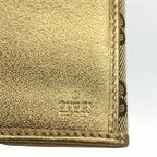 Gucci Wallet GG Canvas Brown Gold — view 4
