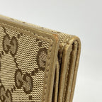 Gucci Wallet GG Canvas Brown Gold — view 9