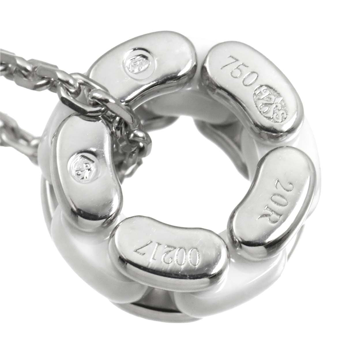 Chanel Ultra Necklace 41 cm Ceramic 18k WG White Gold — view 3
