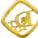 Dior Logo Diamond Necklace 40 cm 18k YG Yellow Gold — view 4