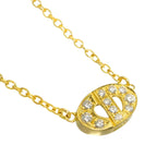 Dior Diamond Necklace 41 cm 18k YG Yellow Gold — view 3