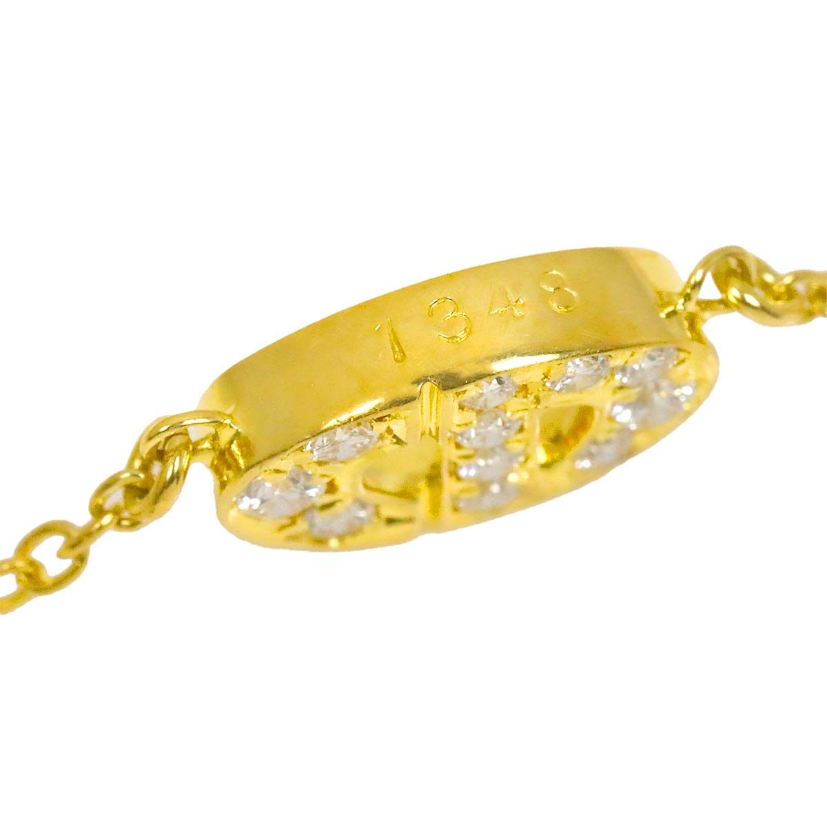 Dior Diamond Necklace 41 cm 18k YG Yellow Gold — view 5