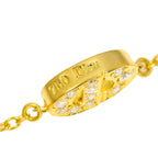 Dior Diamond Necklace 41 cm 18k YG Yellow Gold — view 4