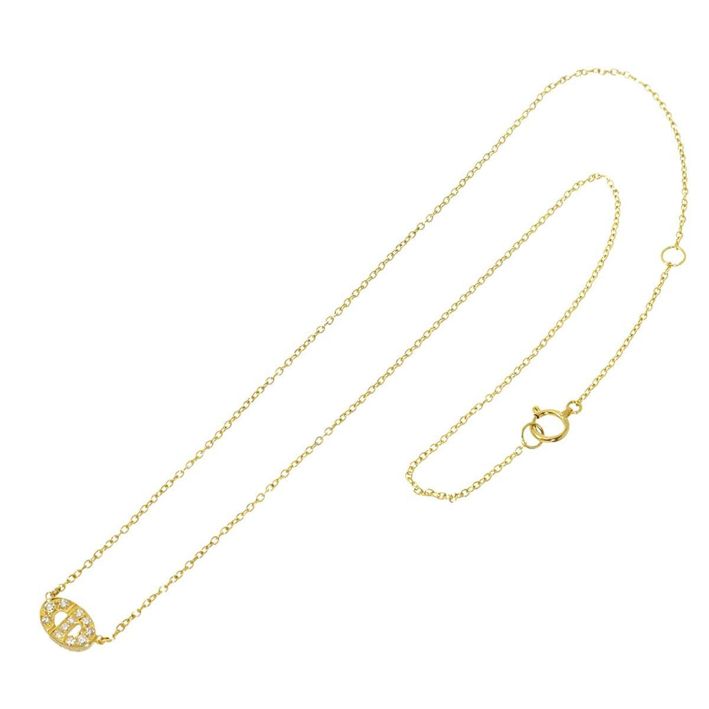 Dior Diamond Necklace 41 cm 18k YG Yellow Gold — view 2