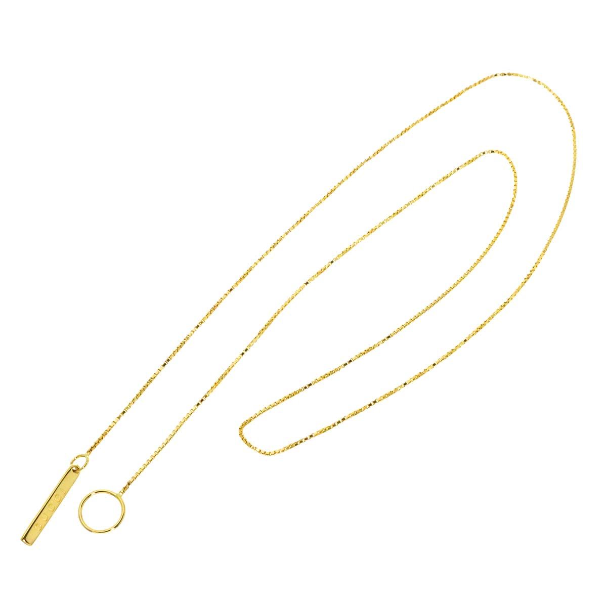 Gucci Lariat Necklace 54 cm 18k YG Yellow Gold — view 2
