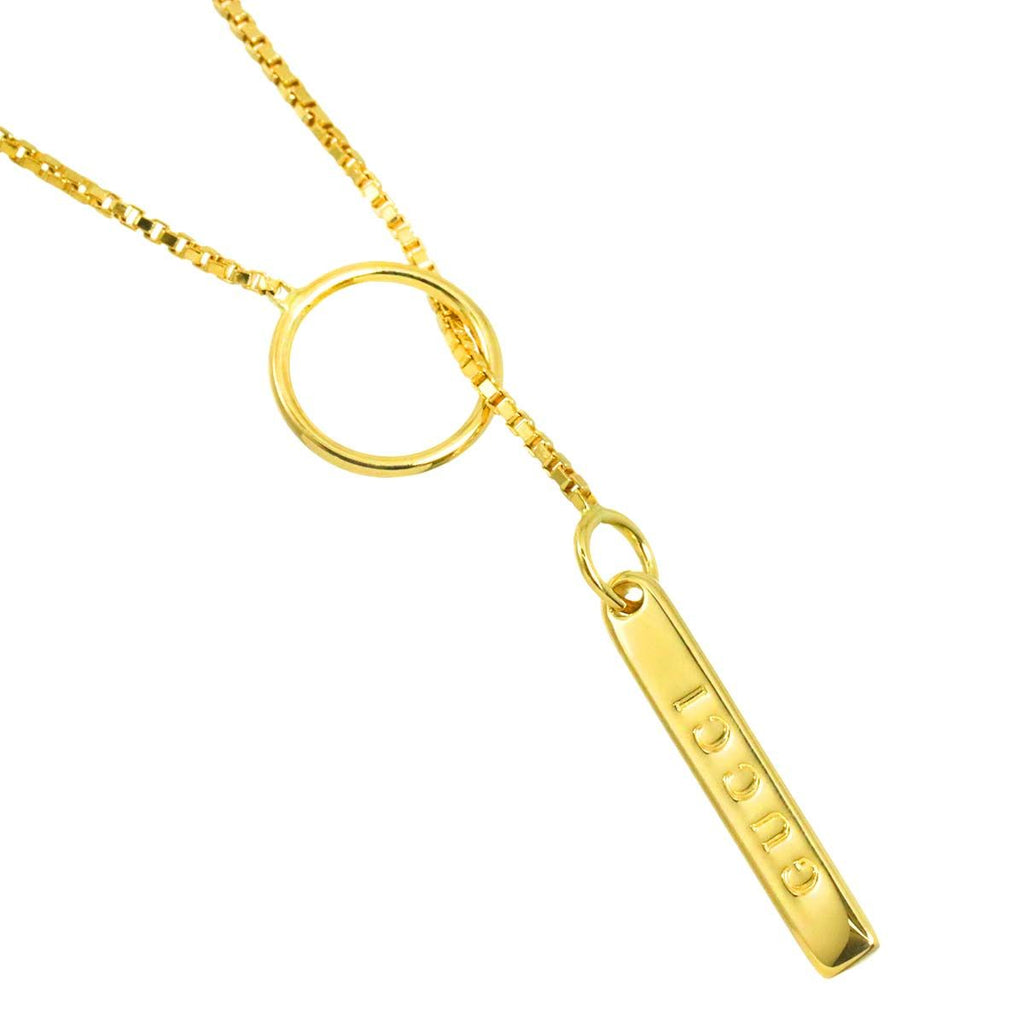 Gucci Lariat Necklace 54 cm 18k YG Yellow Gold — view 3