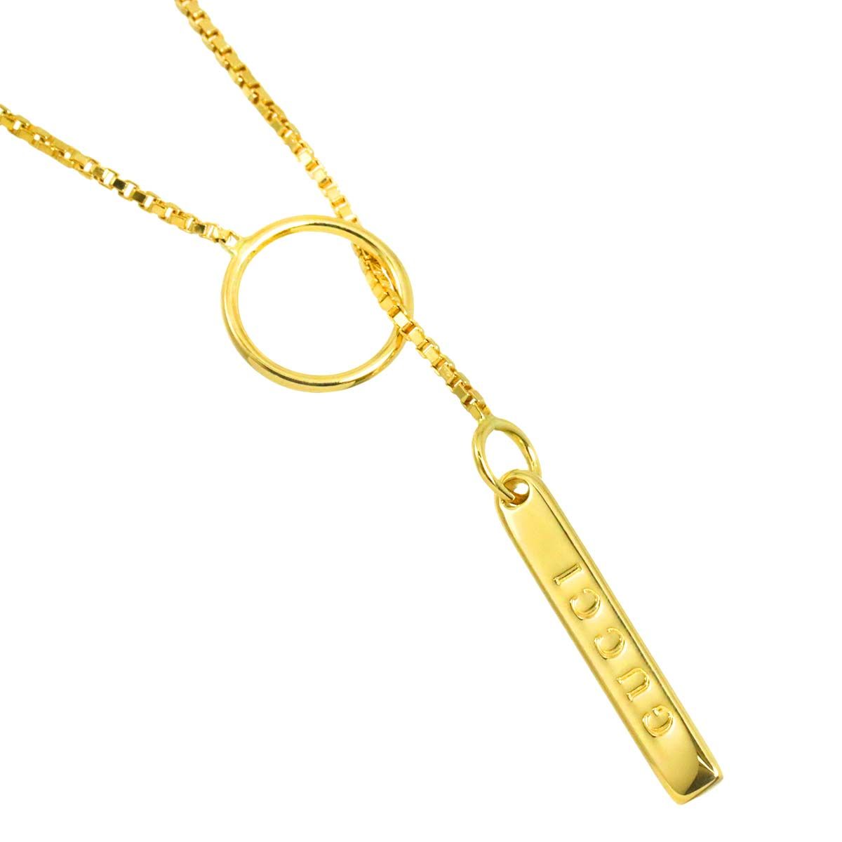 Gucci Lariat Necklace 54 cm 18k YG Yellow Gold — view 3