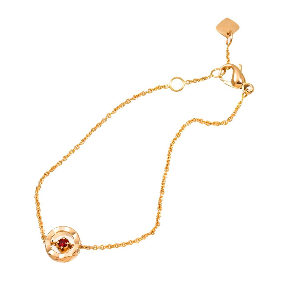 Chanel Coco Crush Ruby Bracelet 16 cm 18k PG Pink Gold 750 Certificate — view 2