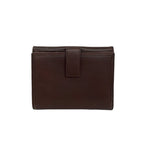 Loewe Anagram Log Leather Bifold Wallet Card Case Coin Purse Brown — view 2
