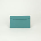 Hermes Constance Wallet Blue Paon Green Silver — view 2