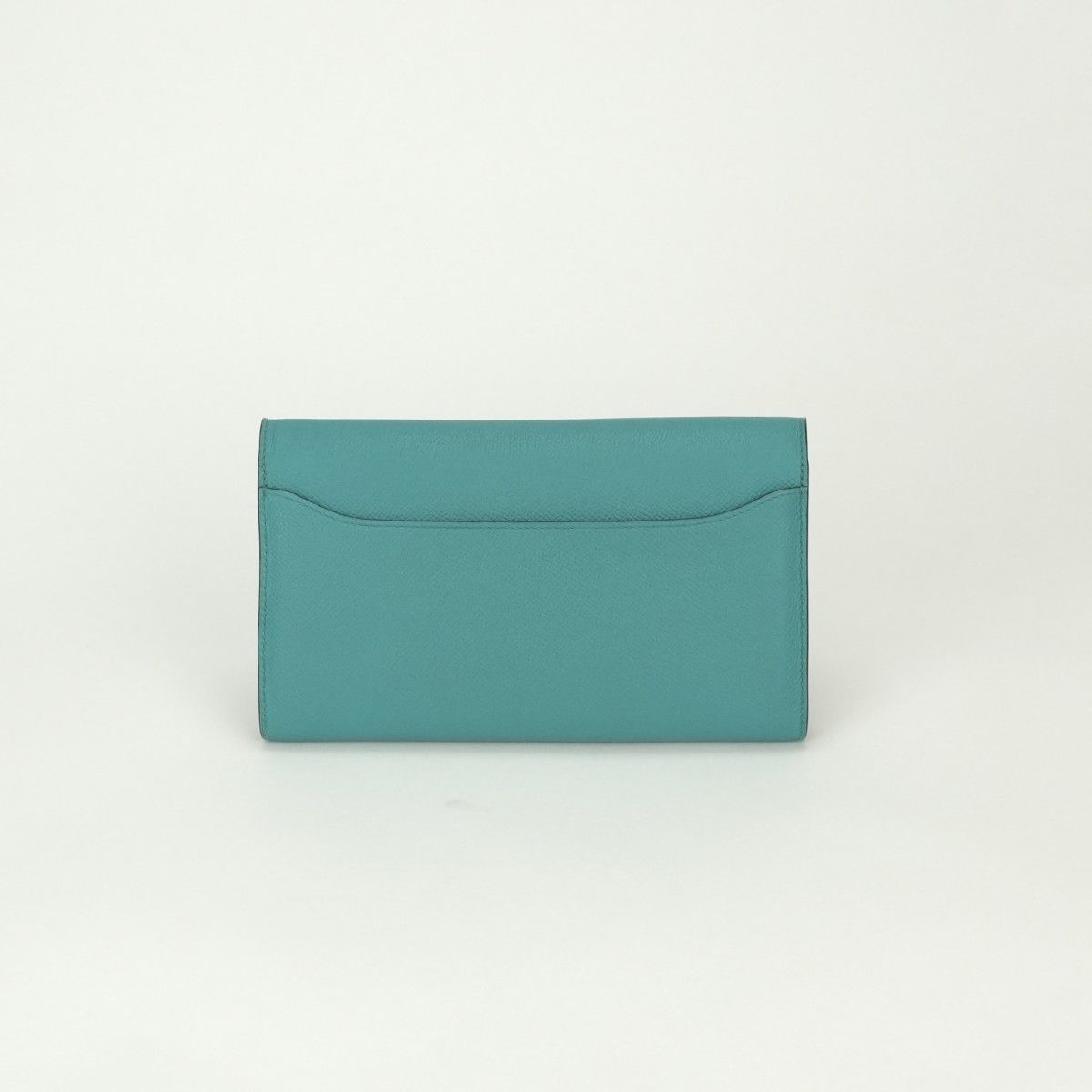 Hermes Constance Wallet Blue Paon Green Silver — view 2