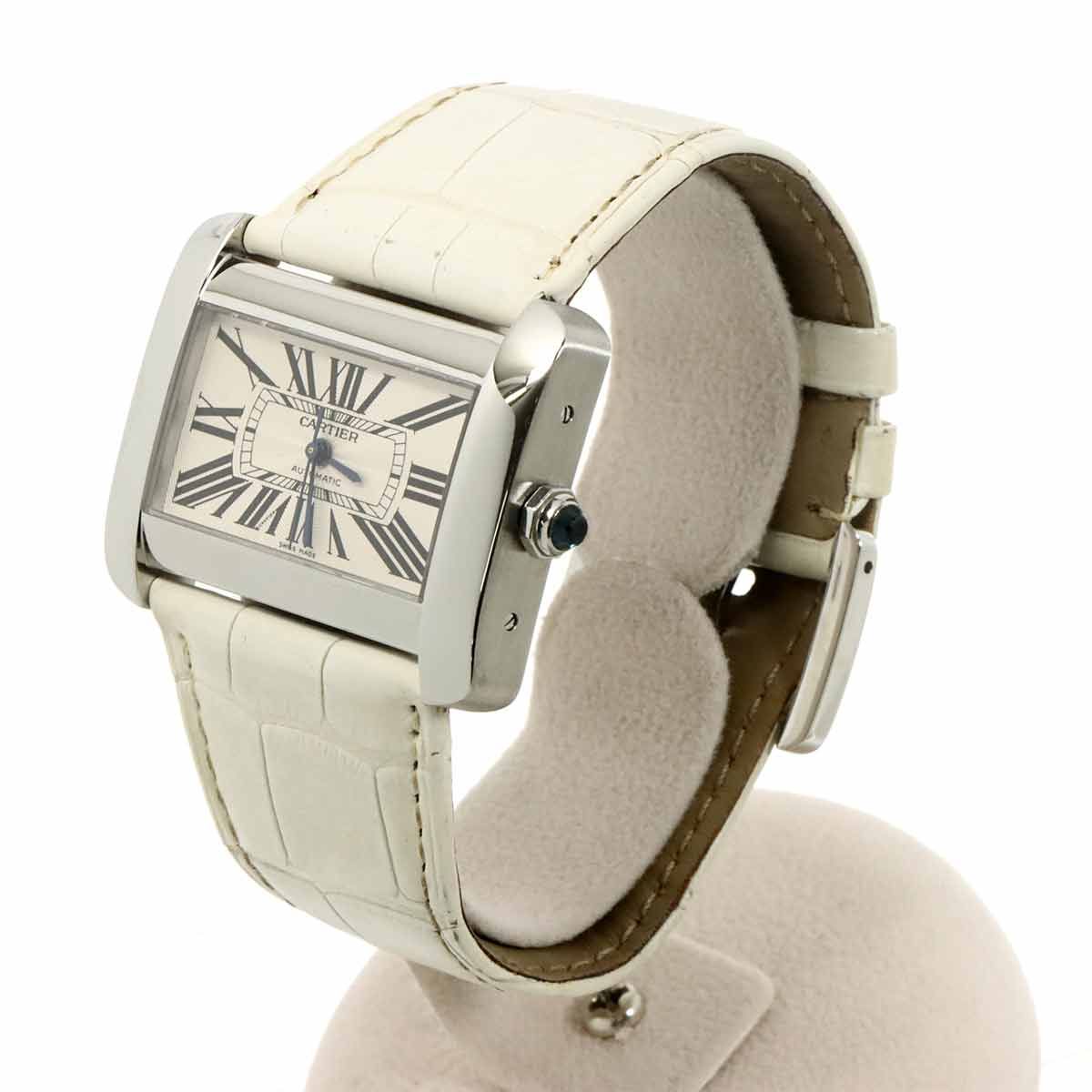 Cartier Tank Divan LM Watch Automatic Winding Silver — view 3