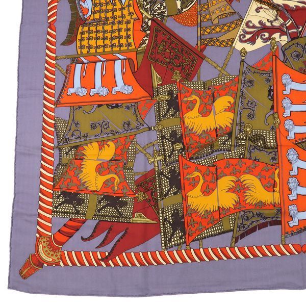 Hermes Carre Geant Cashmere Silk Scarf — view 8